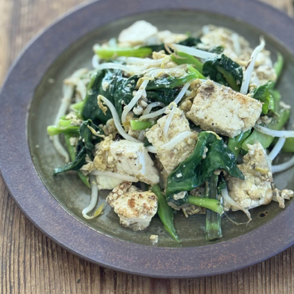 フードスタイリスト上樂由美子 のGallery － 『つる紫の豆腐チャンプルー』