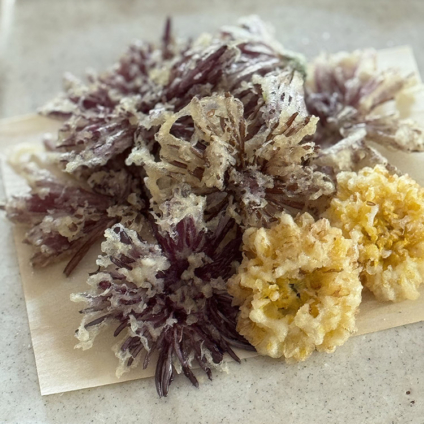 フードスタイリスト上樂由美子 のGallery － 『菊の天ぷら』