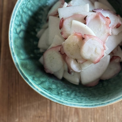 フードスタイリスト上樂由美子 のGallery － 『タコとカブの山椒オイル和え』